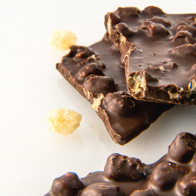 Chocolate artesanal - Bark con quinoa sin azúcar