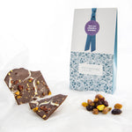Chocolate Artesanal - Bark con pistache y arándano