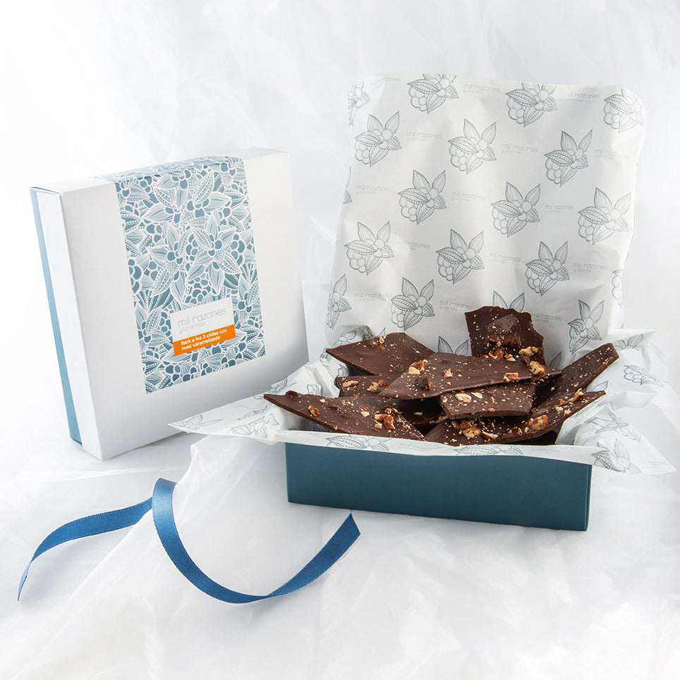 Chocolate Artesanal - Bark a los 3 chiles