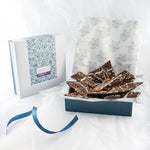 Chocolate Artesanal - Bark con pistache y arándano