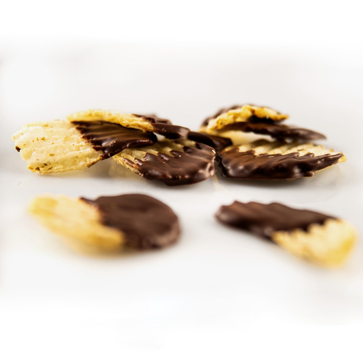 Delicias Gourmet - Papas cubiertas de chocolate